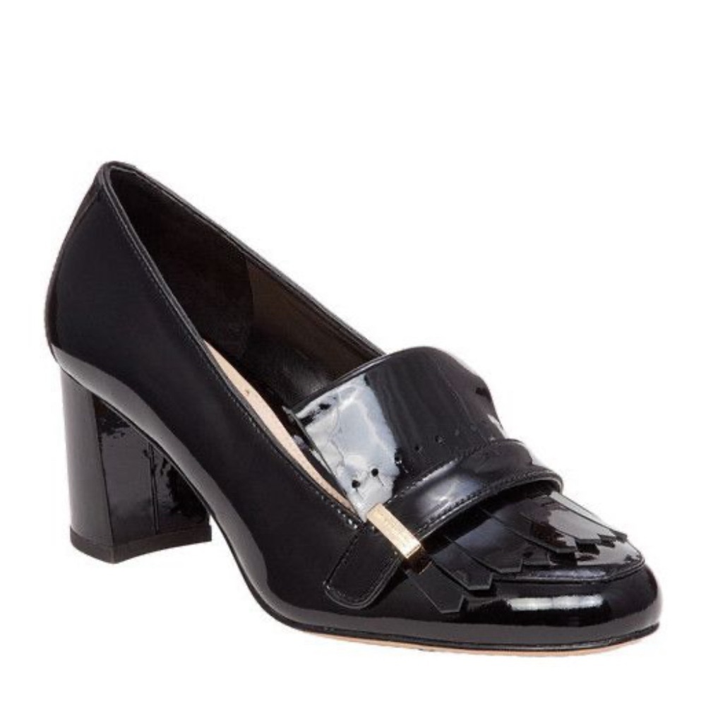 NWOT Camuto VC-TRISS Black Patent Leather Heels - size 8.5
